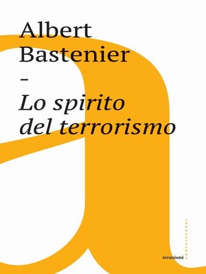 cover image of Lo spirito del terrorismo